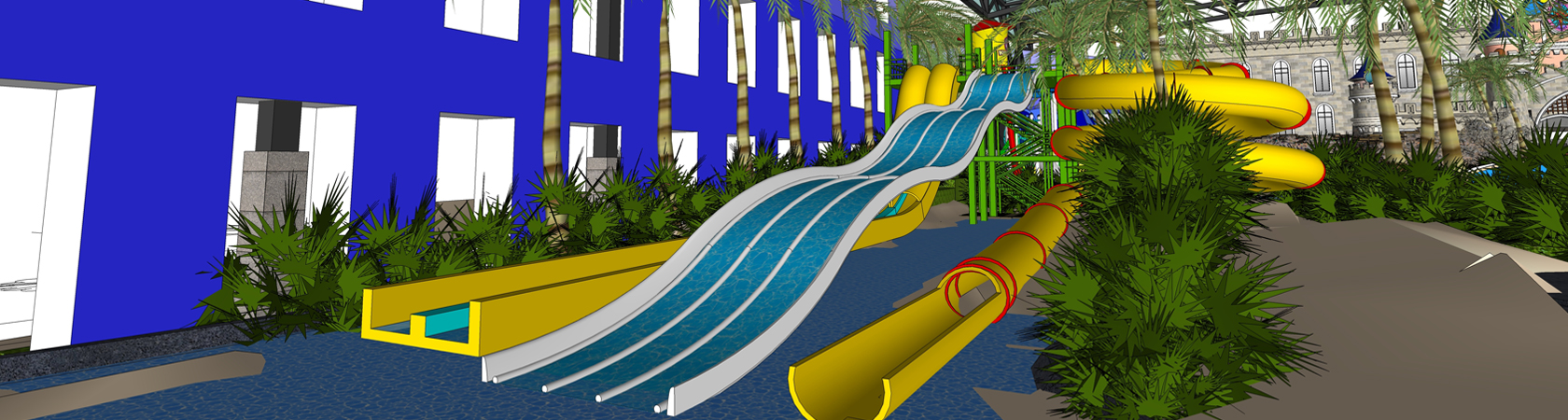 滑板冲浪设备,水上乐园设备,水上乐园设施